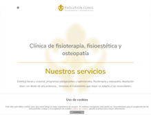 Tablet Screenshot of evolutionclinic.es